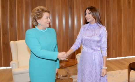 Azerbaijani First Lady receives highest award of CIS Interparliamentary Assembly - PHOTO